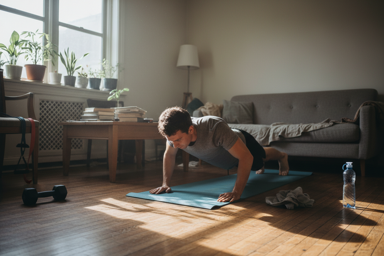 Home fitness workout